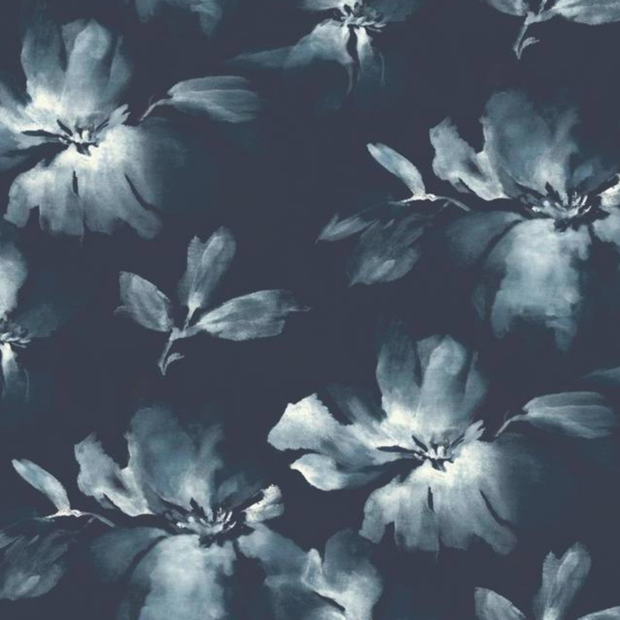 Midnight Blooms Wallpaper