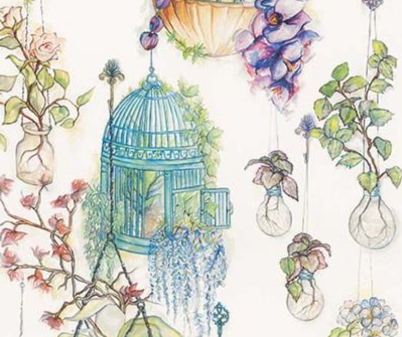 Hanging Garden Fabric