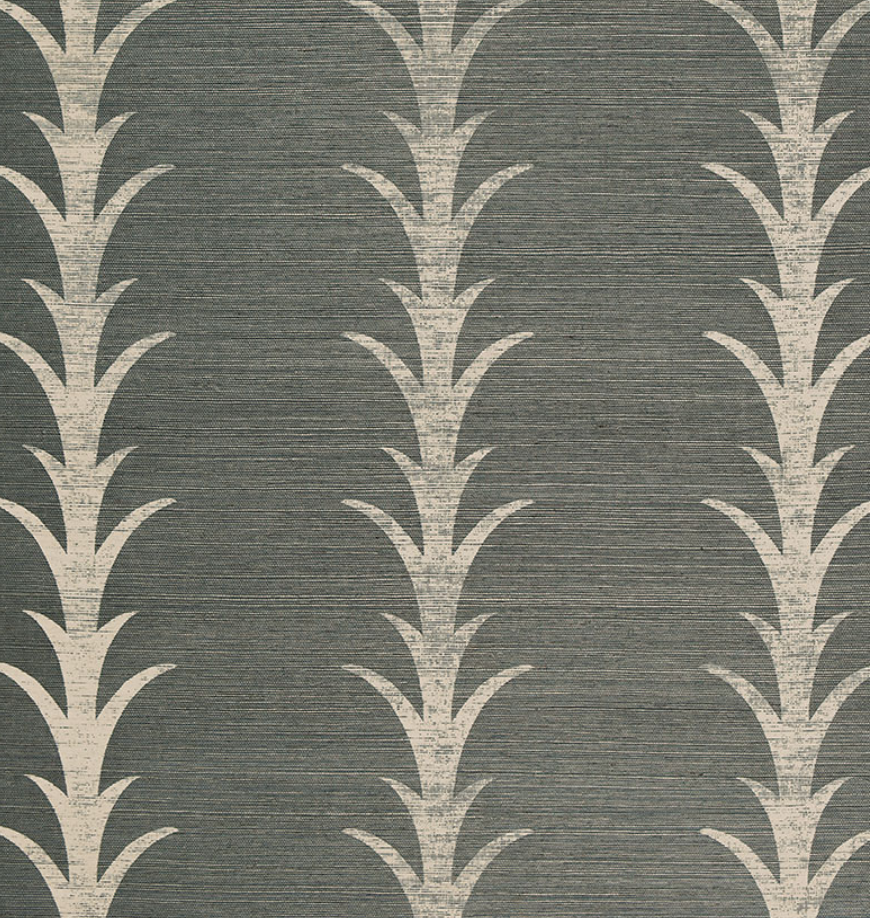 Black Acanthus Removable Wallpaper Sheets are stunning and a very easy   jcampbelldesign