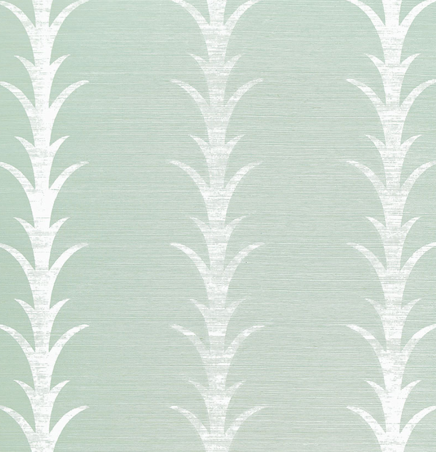 Acanthus Stripe  Sisal Wallpaper