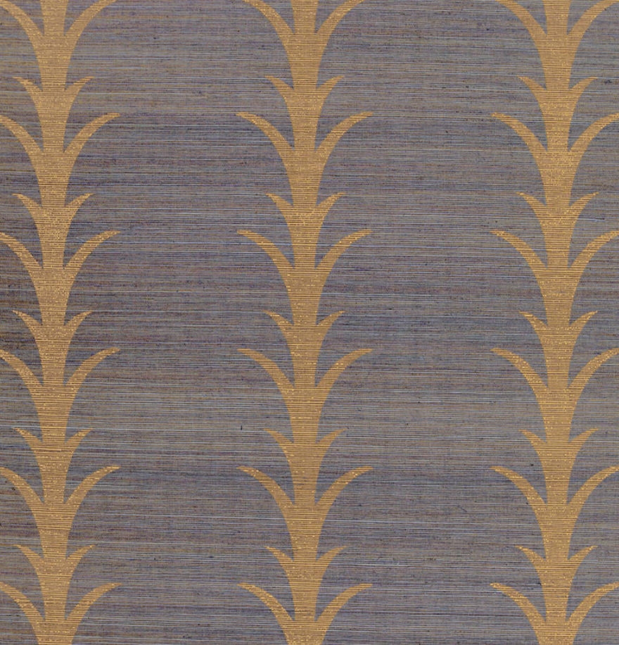Acanthus Stripe  Sisal Wallpaper