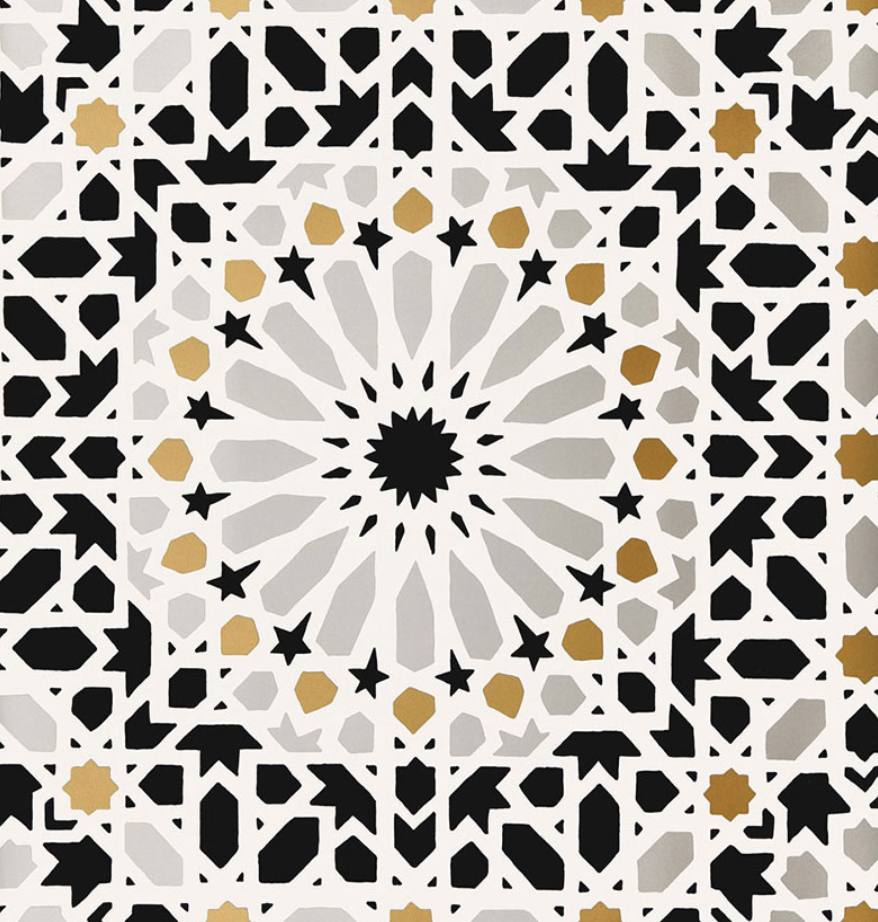 Nasrid Palace Mosaic Wallpaper