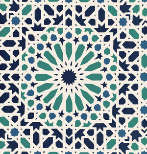 Nasrid Palace Mosaic Wallpaper