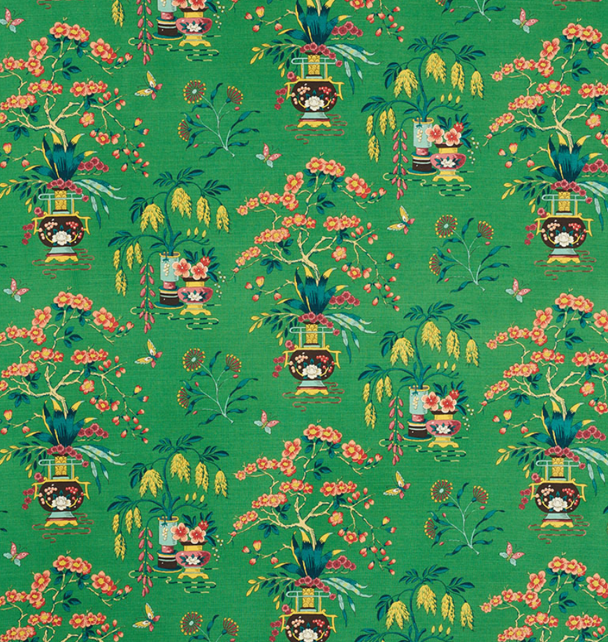 Ming Vase Fabric