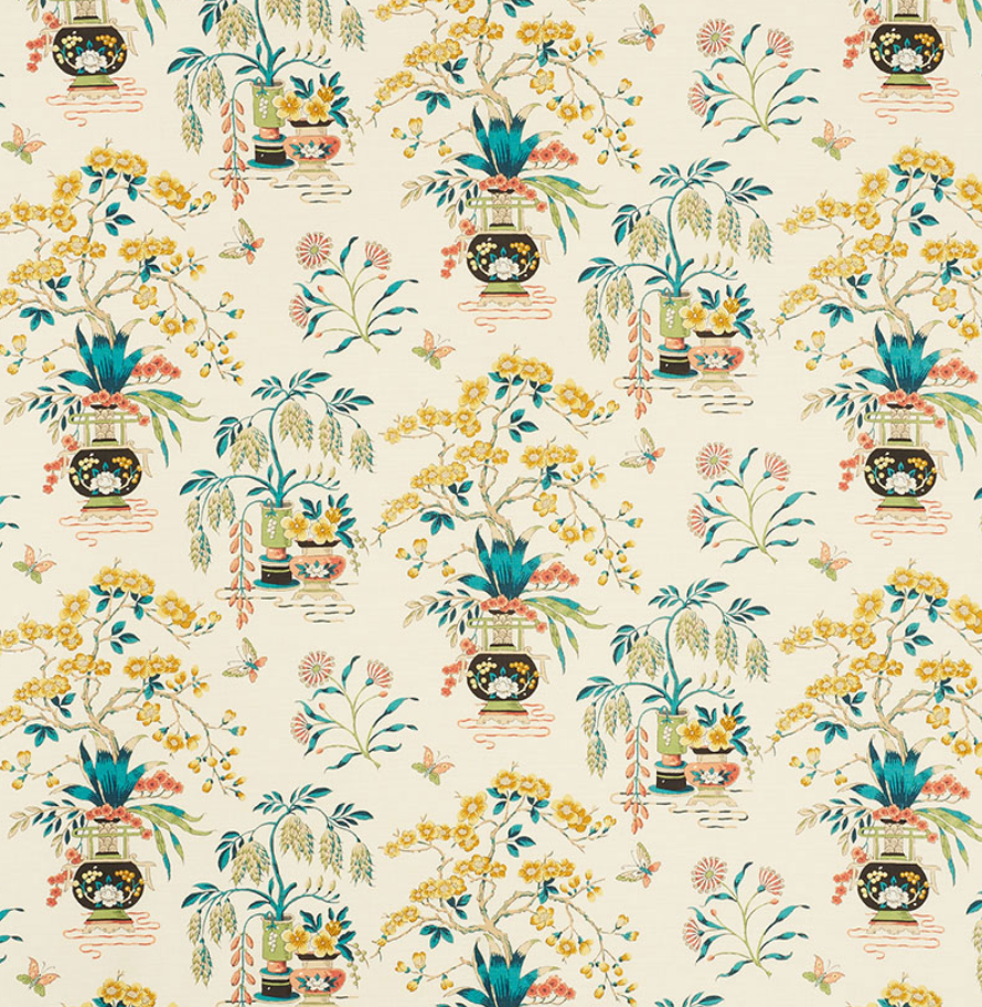 Ming Vase Fabric