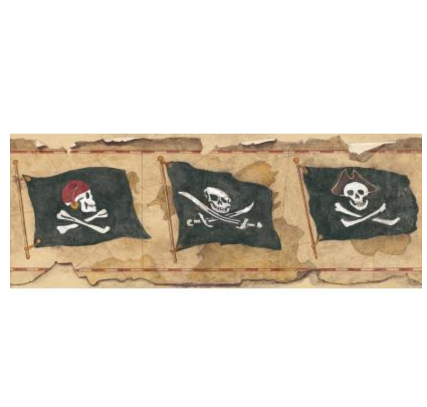 Pirate Flag Border