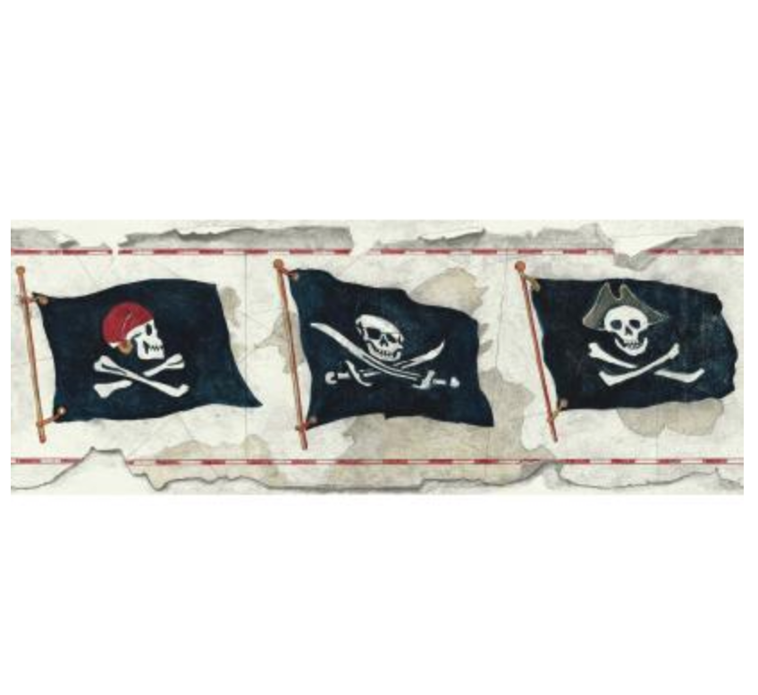 Pirate Flag Border