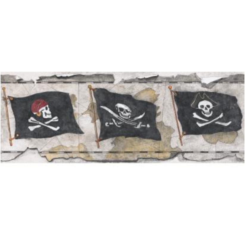 Pirate Flag Border