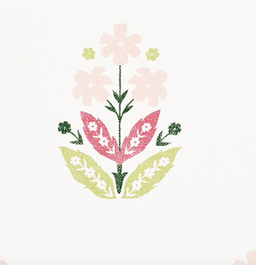 Floweret PaperWeave Wallpaper