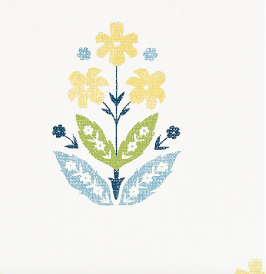 Floweret PaperWeave Wallpaper