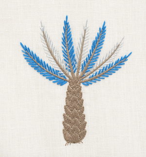 Palmetto Beach Embroidered  Fabric
