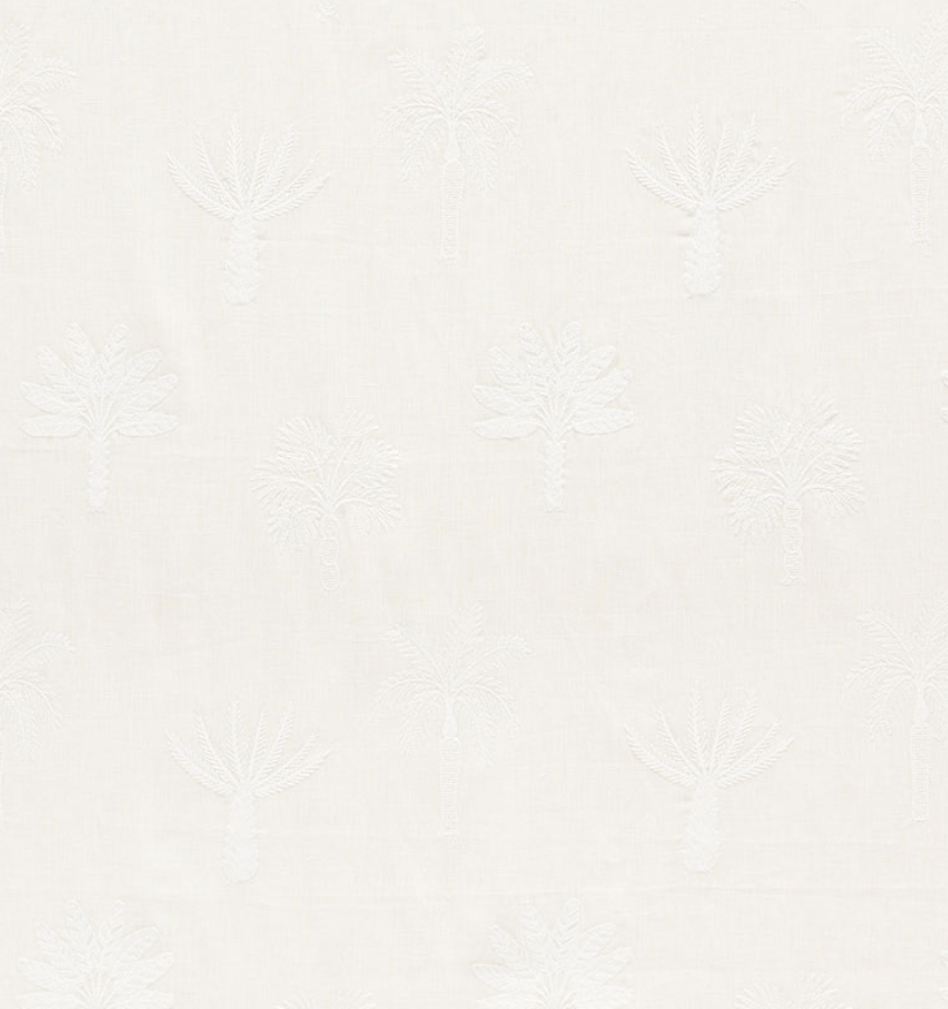 Palmetto Beach Embroidered  Fabric