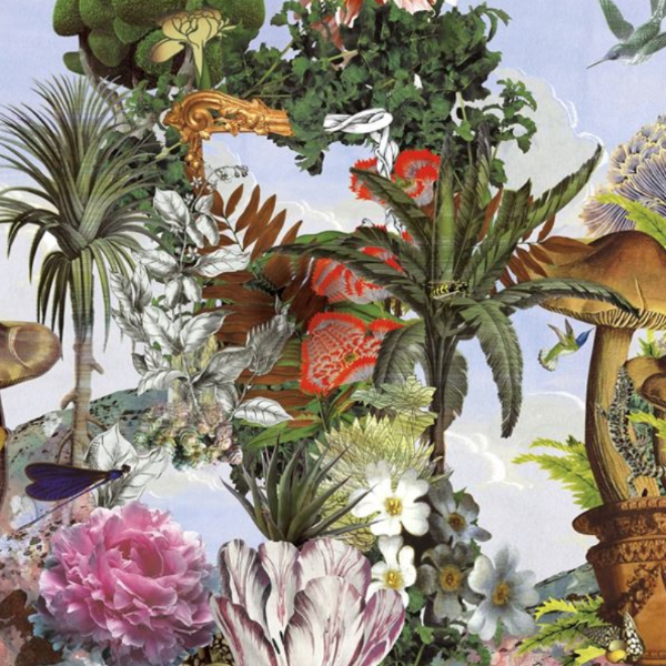 Jardin Des Reves Panoramic Wallpaper