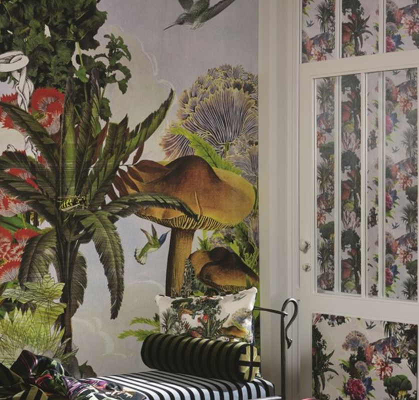 Jardin Des Reves Panoramic Wallpaper