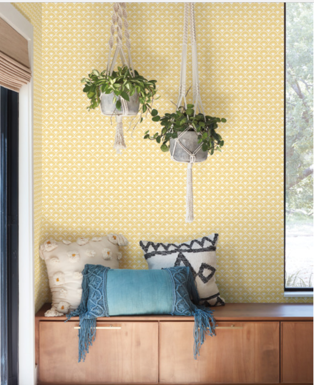 Magnolia Home Stacked Scallops Wallpaper