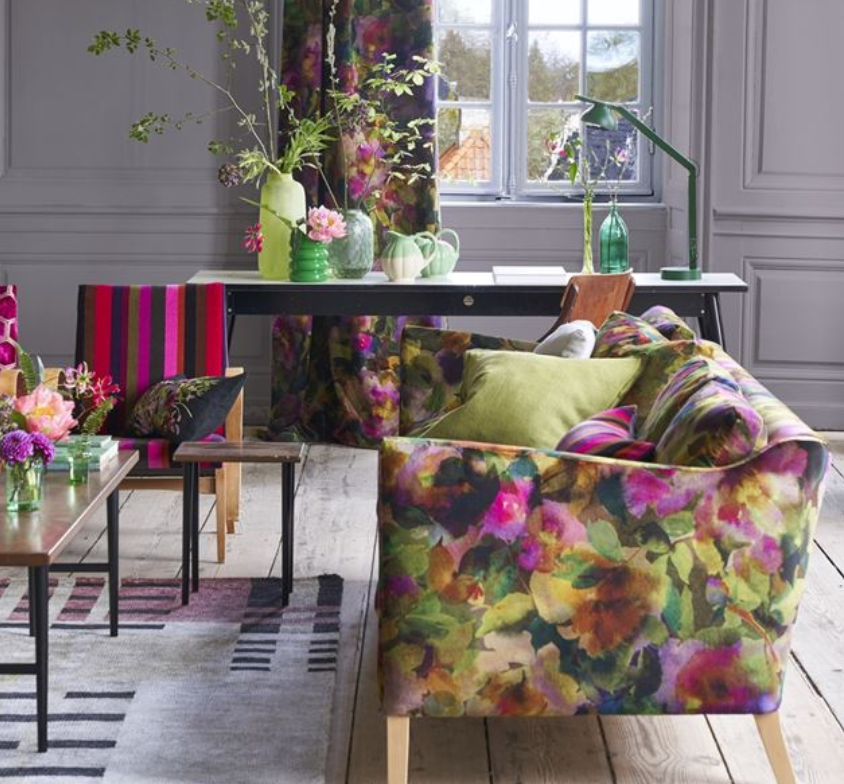 Surimono Berry Fabric