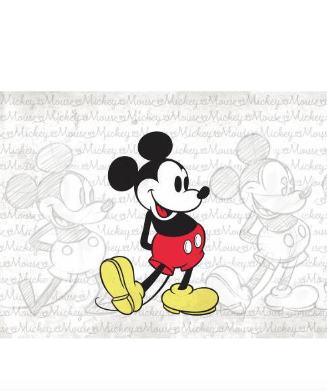 Classic Mickey Mouse XL Mural