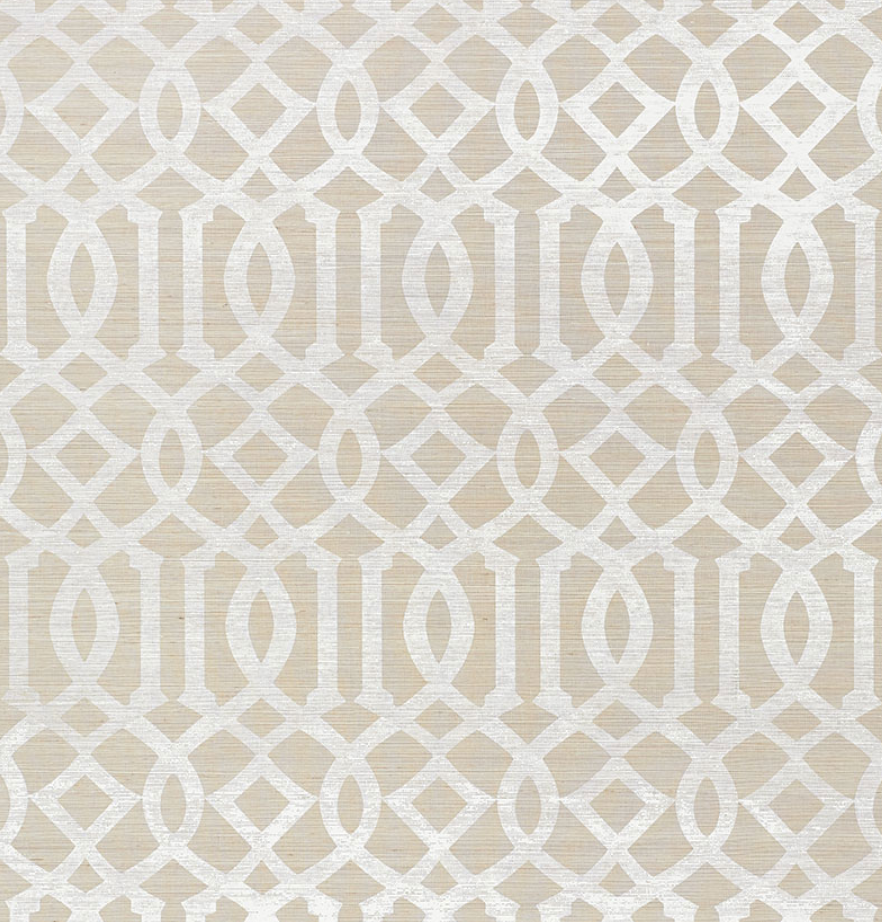 Imperial Trellis Sisal Wallpaper