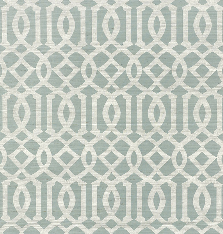 Imperial Trellis Sisal Wallpaper