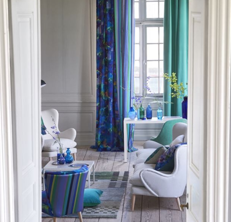 Sansui Cobalt Fabric