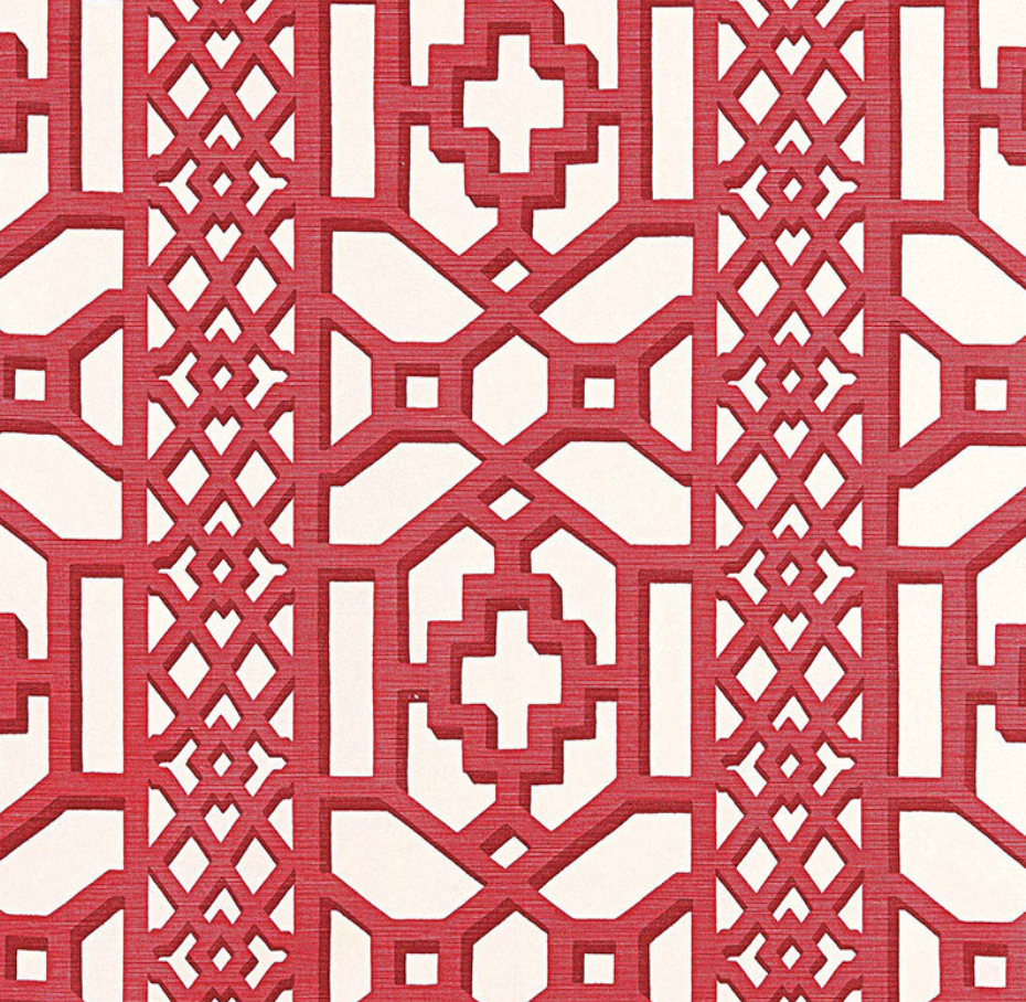 Zanzibar Trellis Matte Fabric