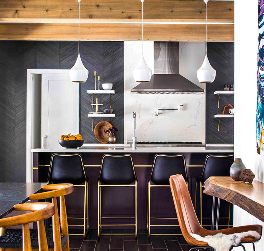 Combed Chevron Wallpaper