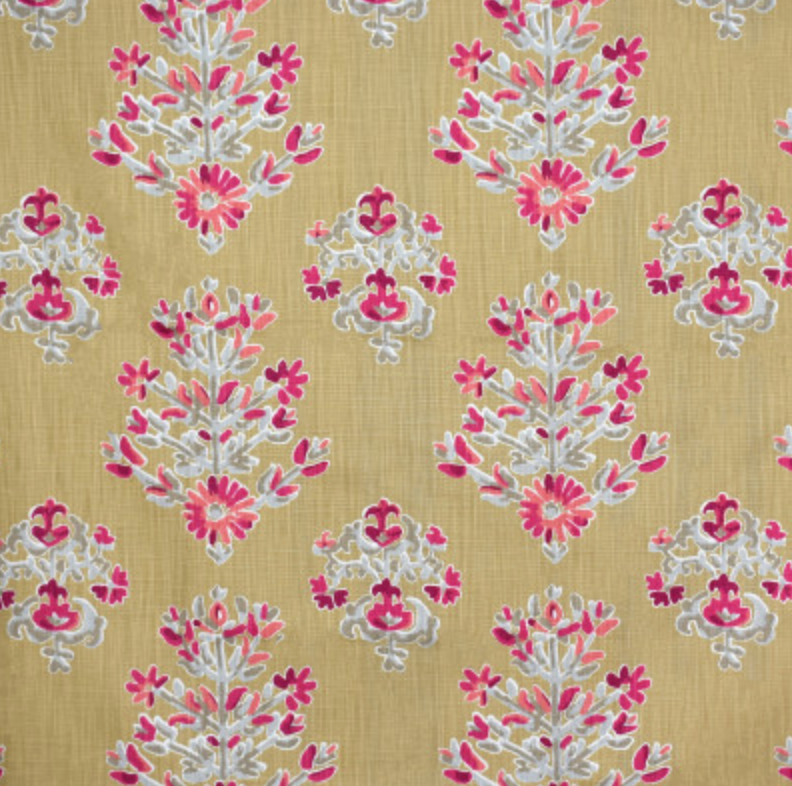 AE Block Floral Fabric