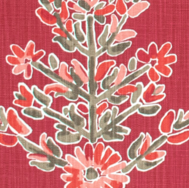 AE Block Floral Fabric