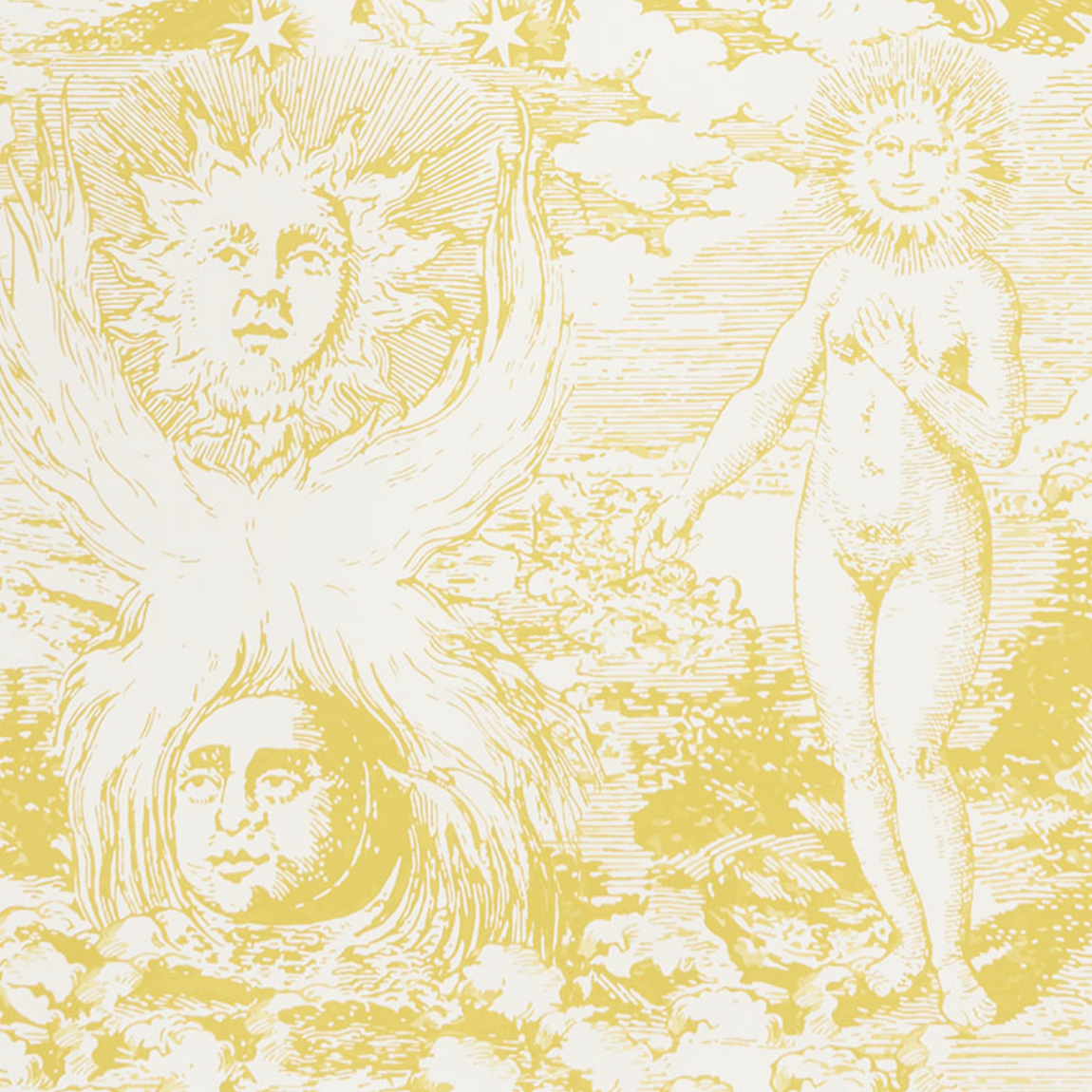 Modern Toile Wallpaper