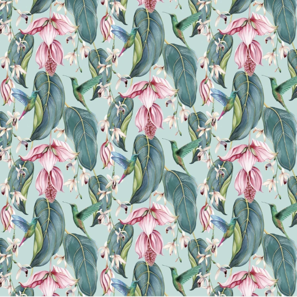 Trailing Orchid Indoor/Outdoor Fabric