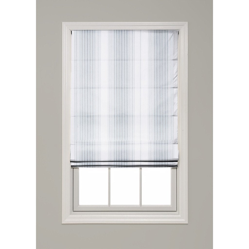 Tivoli Stripe Hobbled Roman Shade