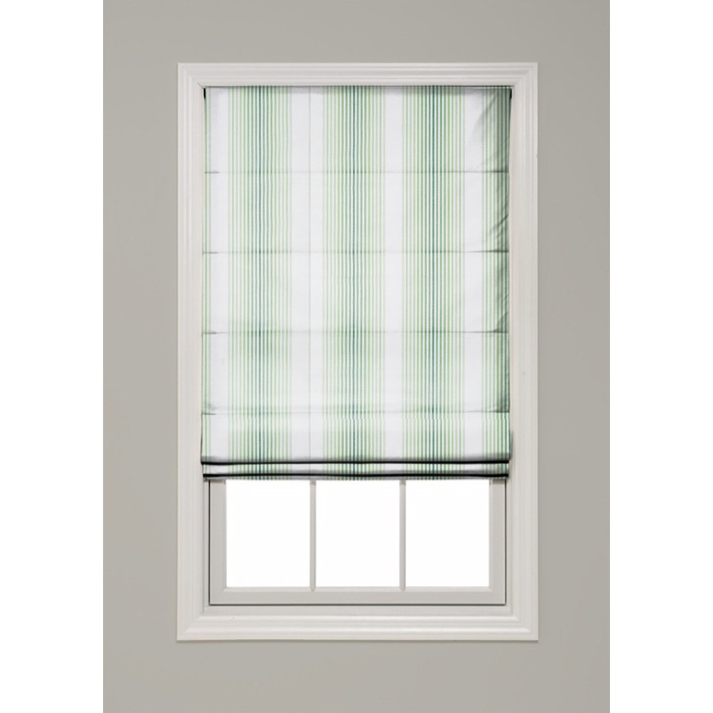 Tivoli Stripe Hobbled Roman Shade