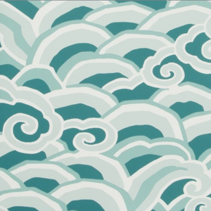 Deco Waves Wallpaper
