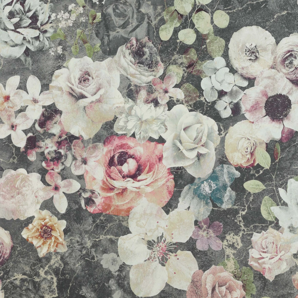 Marble Rose Wallpaper