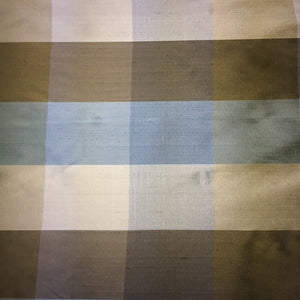 Blue and Brown Check /4.5 yard piece.
