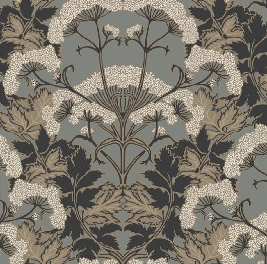 Yarrow Nouveau Wallpaper