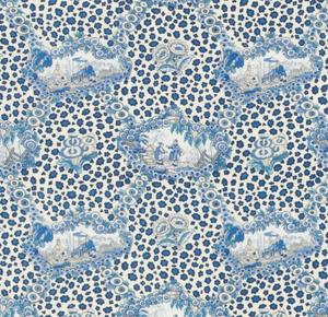 Chinese Leopard Toile Fabric