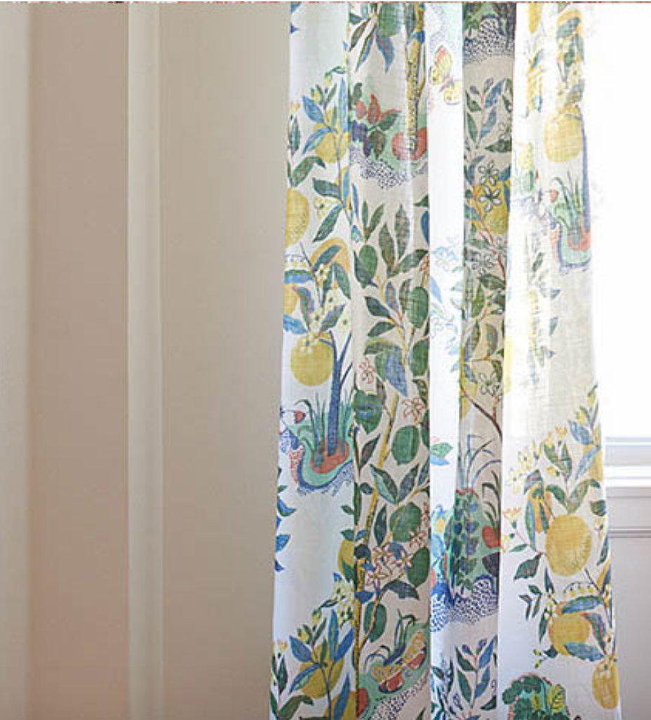 Citrus Garden Sheer Fabric - Urban American Dry Goods Co. Citrus Garden Sheer Fabric - Urban American Dry Goods Co.