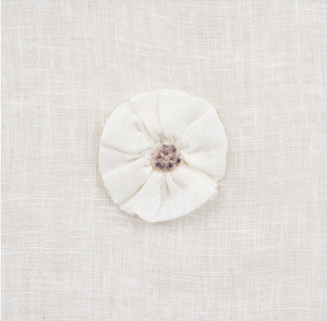Button Flower Sheer Fabric