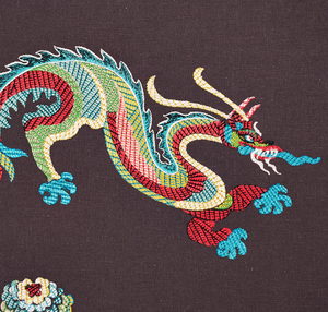 Hanlun Dragon Embroidered Fabric