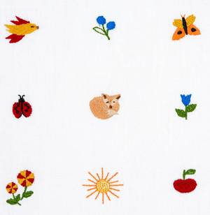 Tiny Things Embroidered Fabric