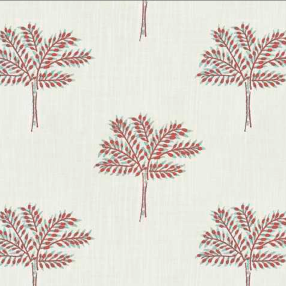 Embroidered Palms Fabric