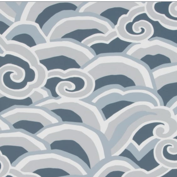 Deco Waves Wallpaper