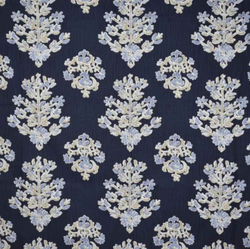 AE Medallion Block Floral Print Fabric