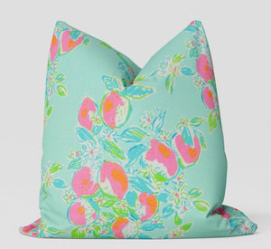 Lily P Pink Lemonade Pillow Cover