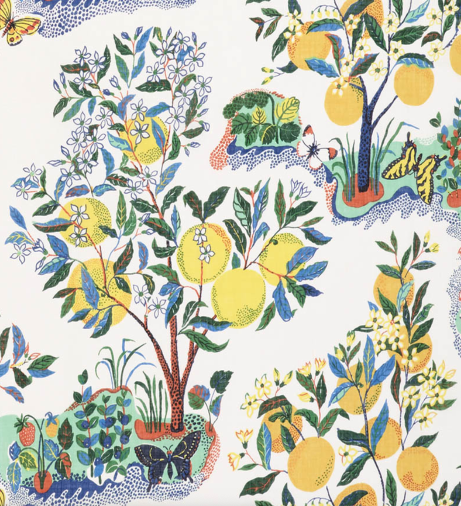 Citrus Garden Sheer Fabric - Urban American Dry Goods Co. Citrus Garden Sheer Fabric - Urban American Dry Goods Co.
