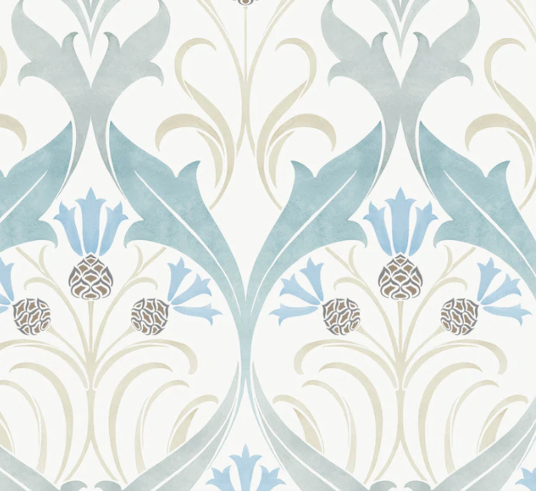 Pinecone Ribbon Wallpaper